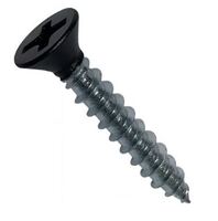 10A X 1 1/2 PH FLAT SMS ZINC PT.#18 BLACK